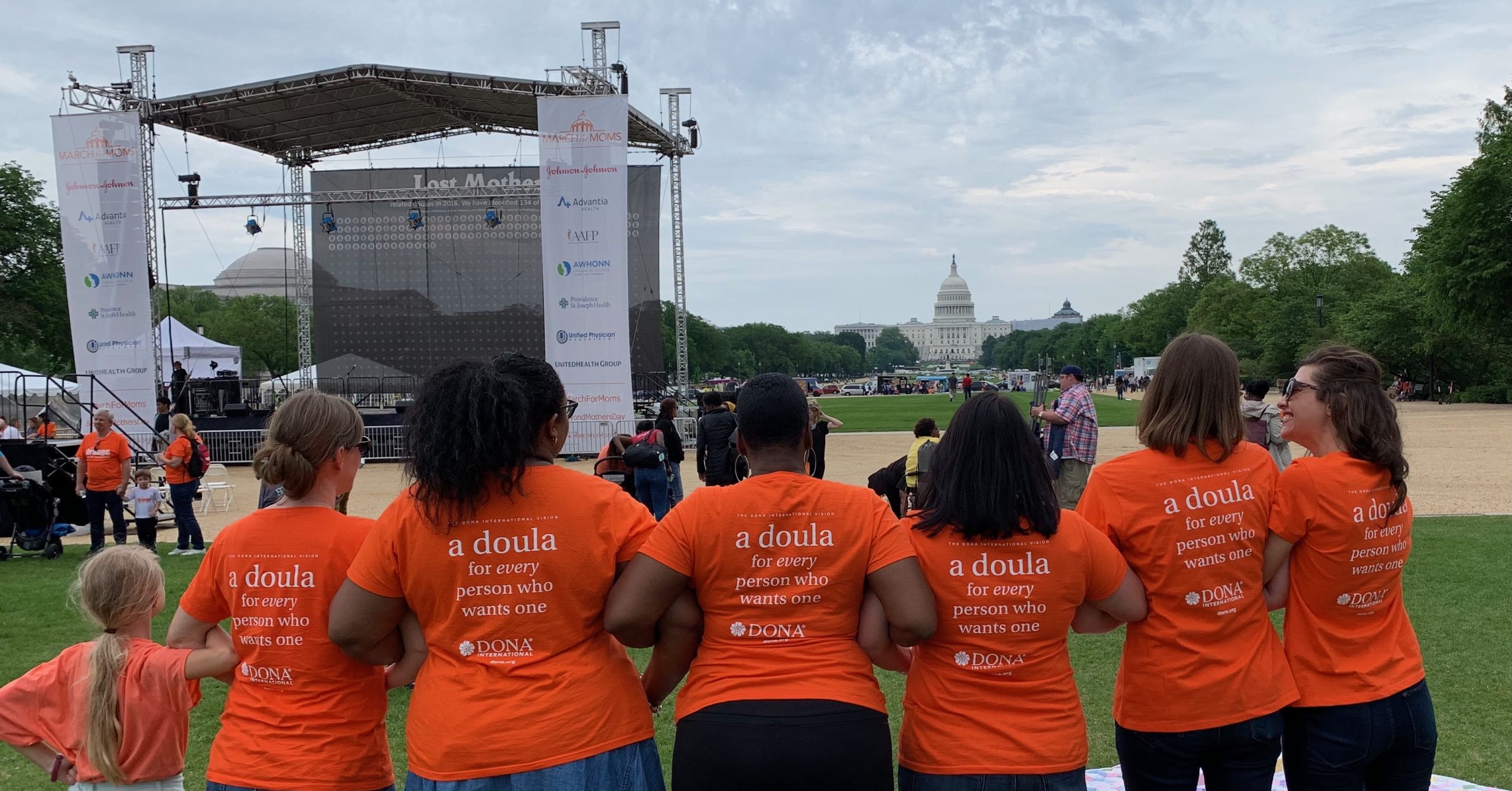 Doulas advocating at the Capitol